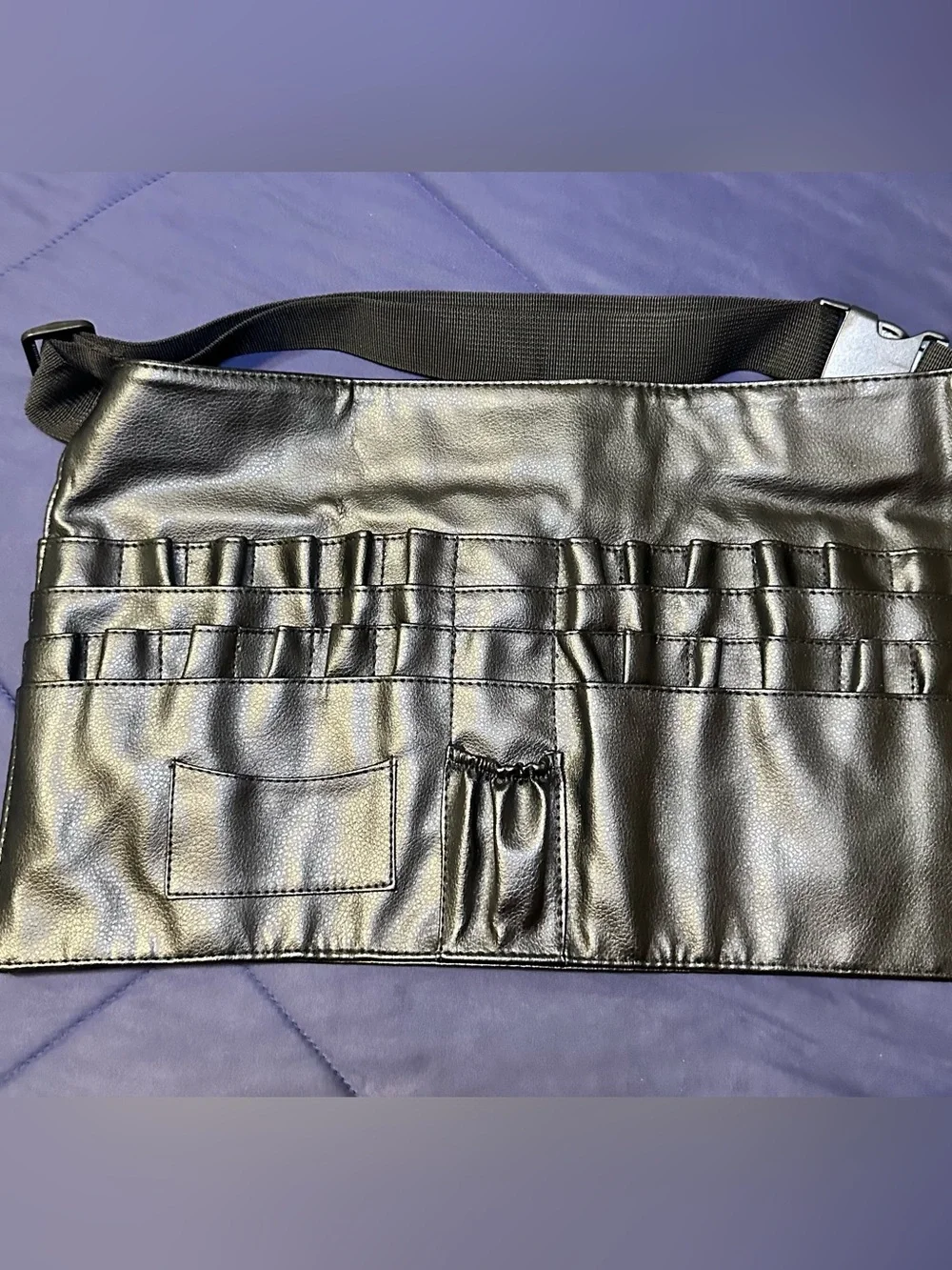 Makeup brushes apron